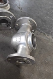 Investasi casting meter air stainless steel 