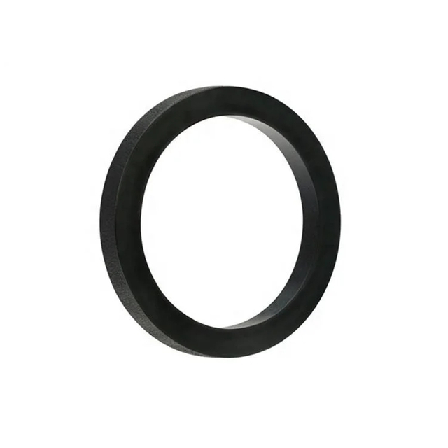 Gasket karet tahan kimia yang disesuaikan segel mesin cuci bulat datar